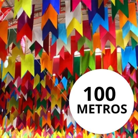 Bandeirinhas de Festa Junina: kit colorido que enfeita qualquer ambiente