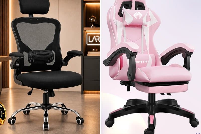 Cadeira de escritório vs cadeira gamer: qual vale mais a pena em 2026?
