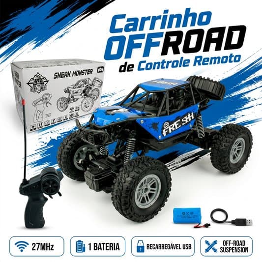 Carrinho de controle remoto 4x4 off-road vale a pena em 2026?