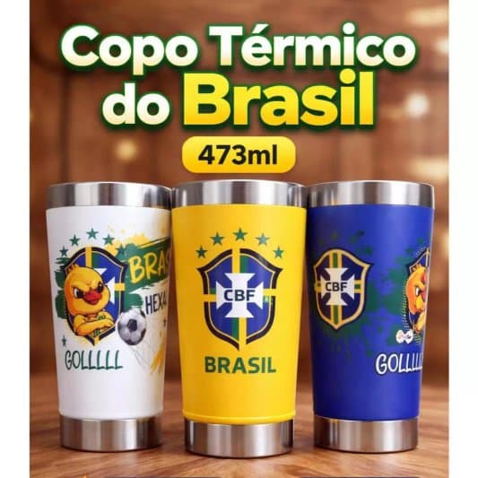 Copo Térmico 473ml Personalizado Brasil com Abridor: Vale a Pena?