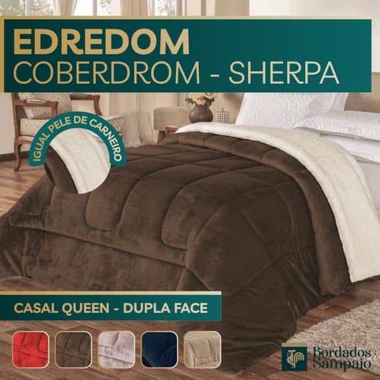 Edredom Sherpa Casal Queen: vale a pena pro inverno?